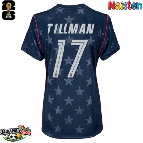 Yhdysvallat Malik Tillman #17 Vieraspaita Naisten MM-kisat 2026 Lyhythihainen